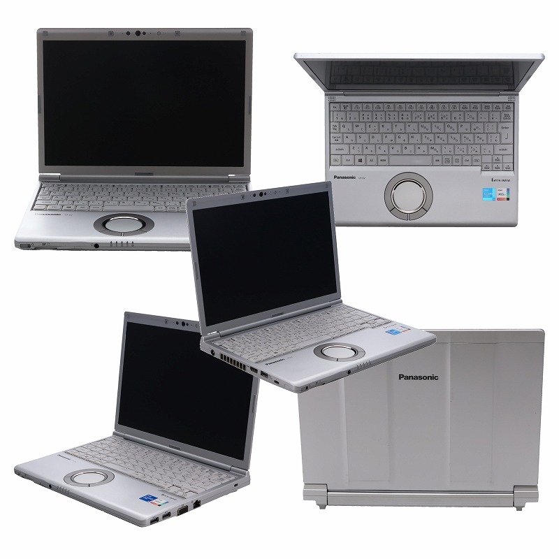 ヤフオクで中古購入したCF-SV1のオークション出品画像5枚をコラージュした画像