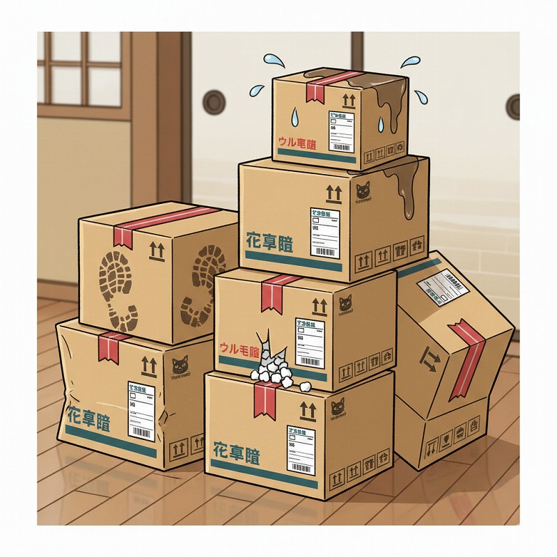 荷物のイラスト